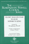 Glory Hallelujah to Duh Newbo'n King! TTBB choral sheet music cover